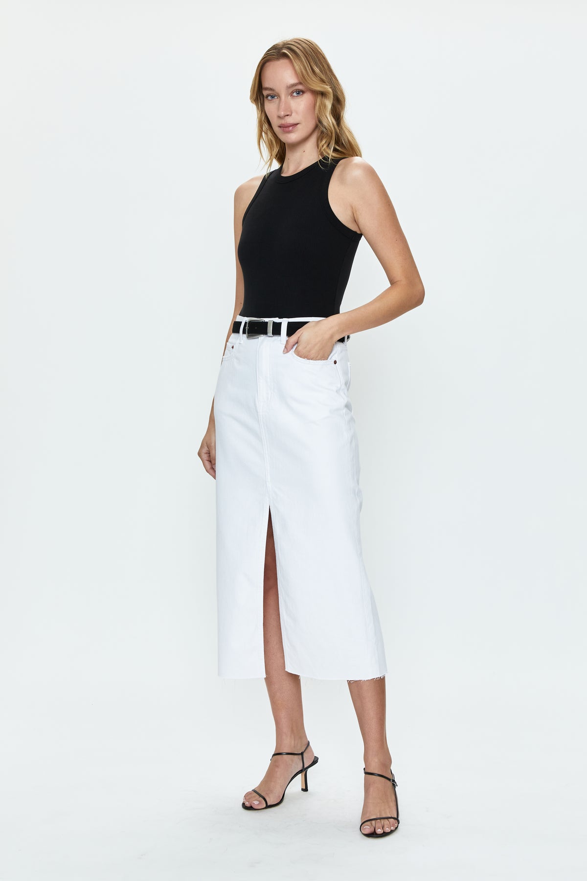 Pistola - Women - White Alice Midi Skirt