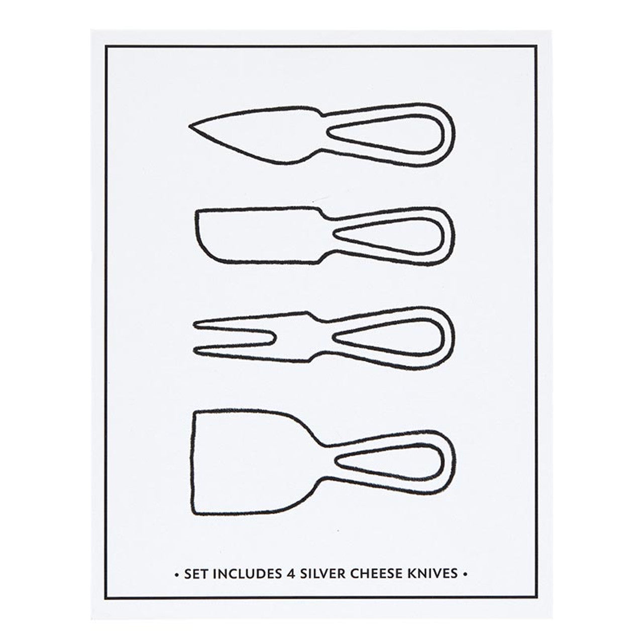 Guys N Gals - Silver Cheese Knives Book Box