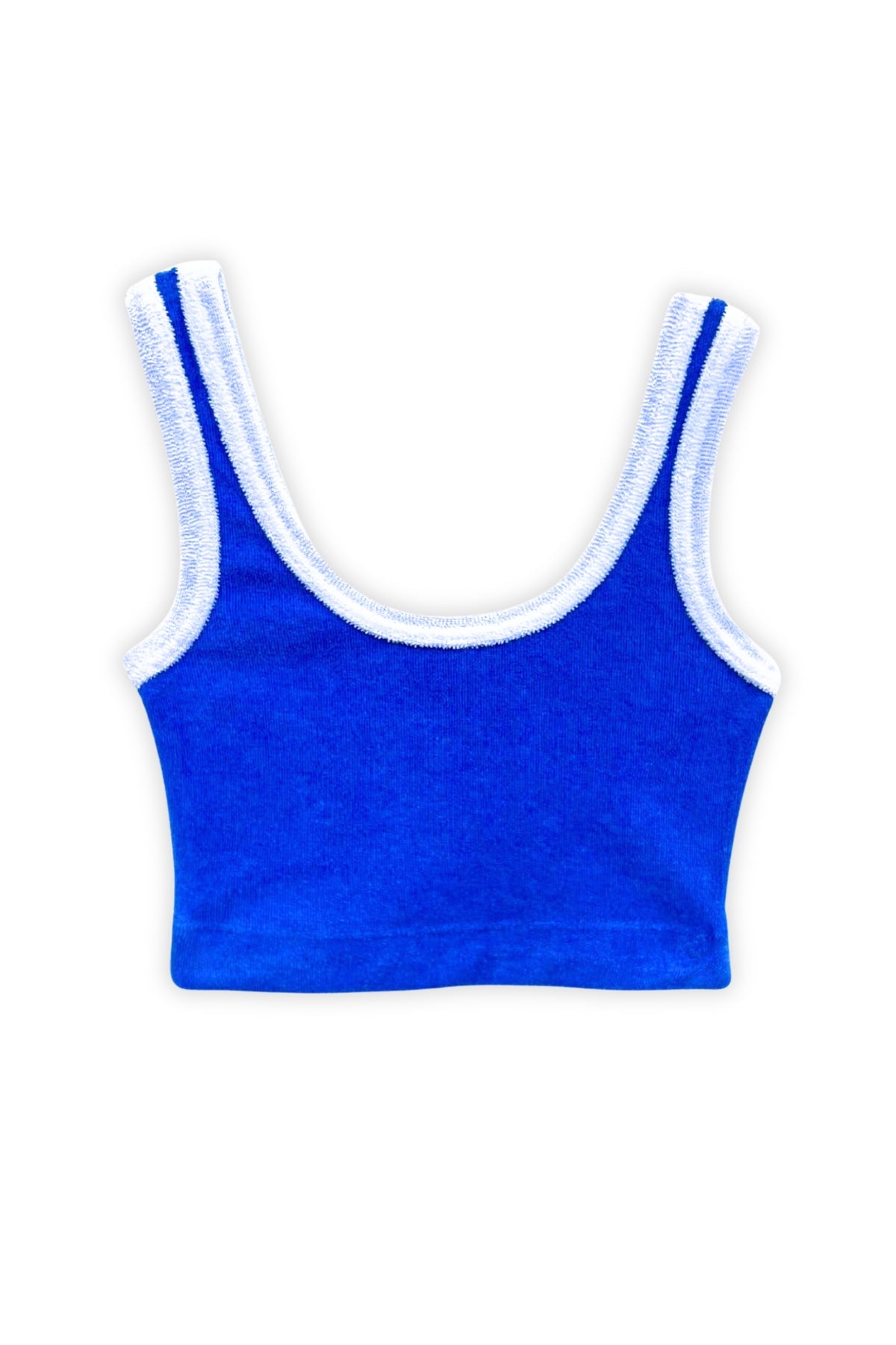 KatieJ NYC - Tween - Camp Blue Margot Terry Cloth Retro Tank
