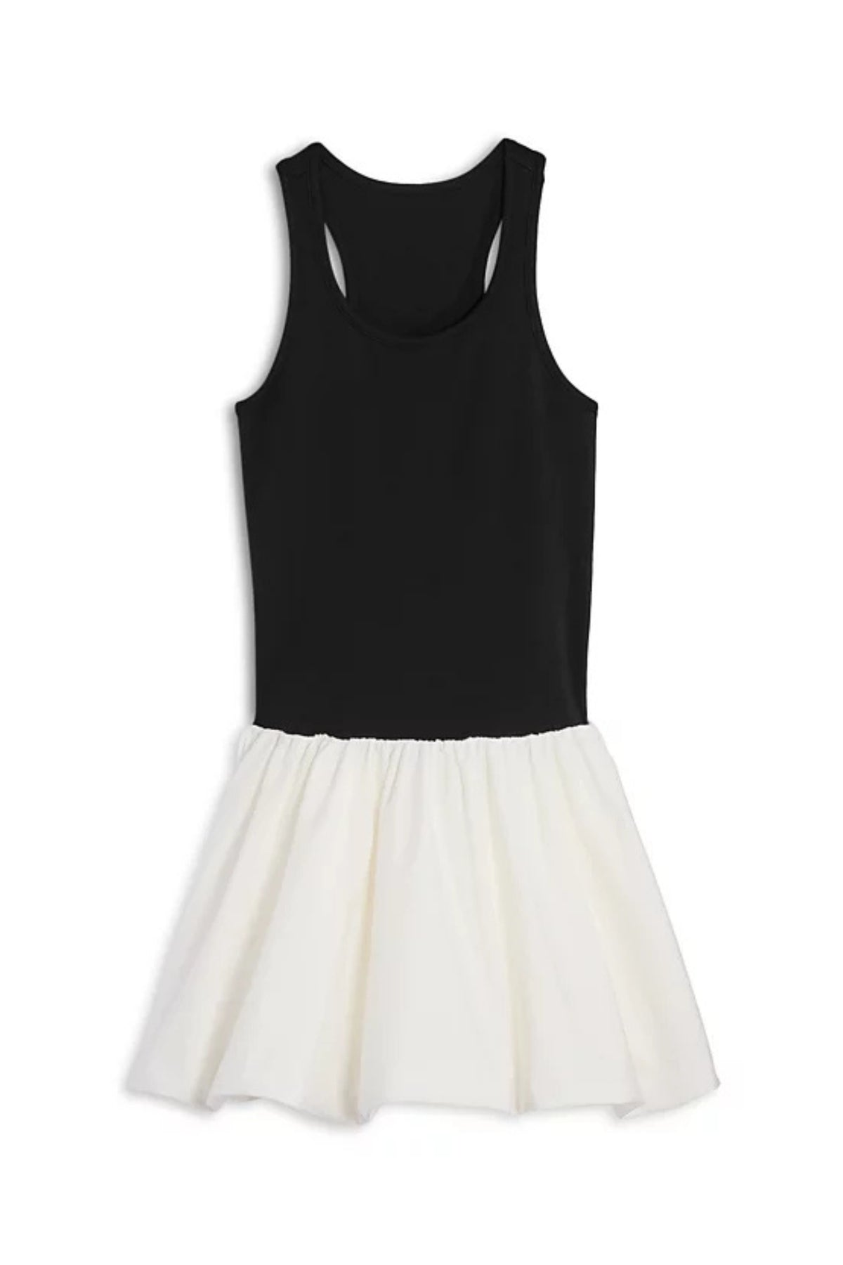 KatieJ NYC - Tween - Black/White Queenie Combo Bubble Dress