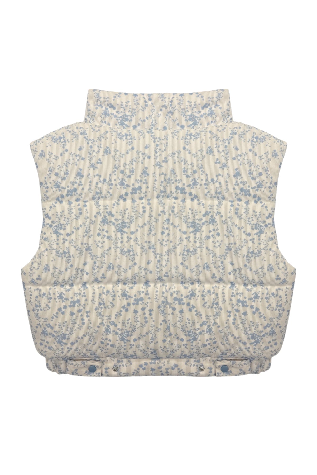 KatieJ NYC - Junior - Glacier Bloom Snowy Corduroy Puffer Vest