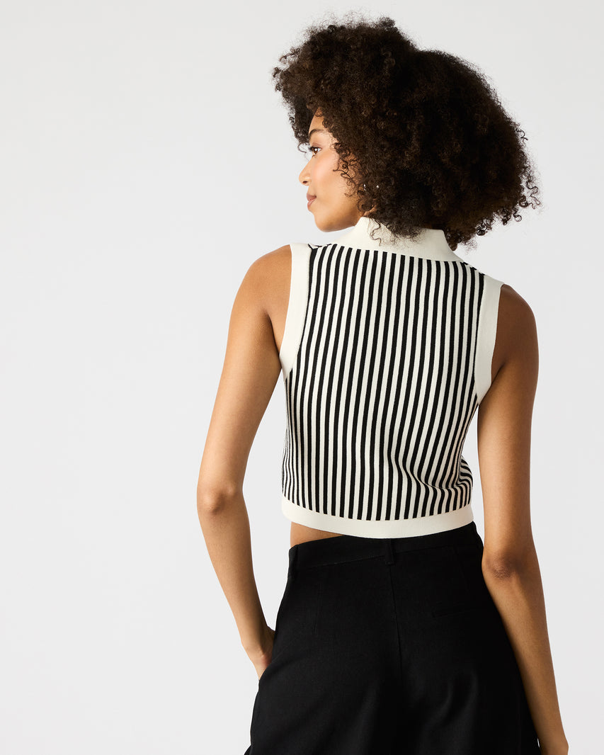 Steve Madden - Women - Black/White Amery Sweater