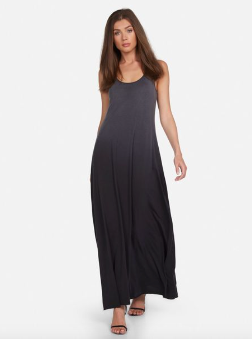 Michael Lauren - Women - Jet Black Ombre Roosevelt Dress