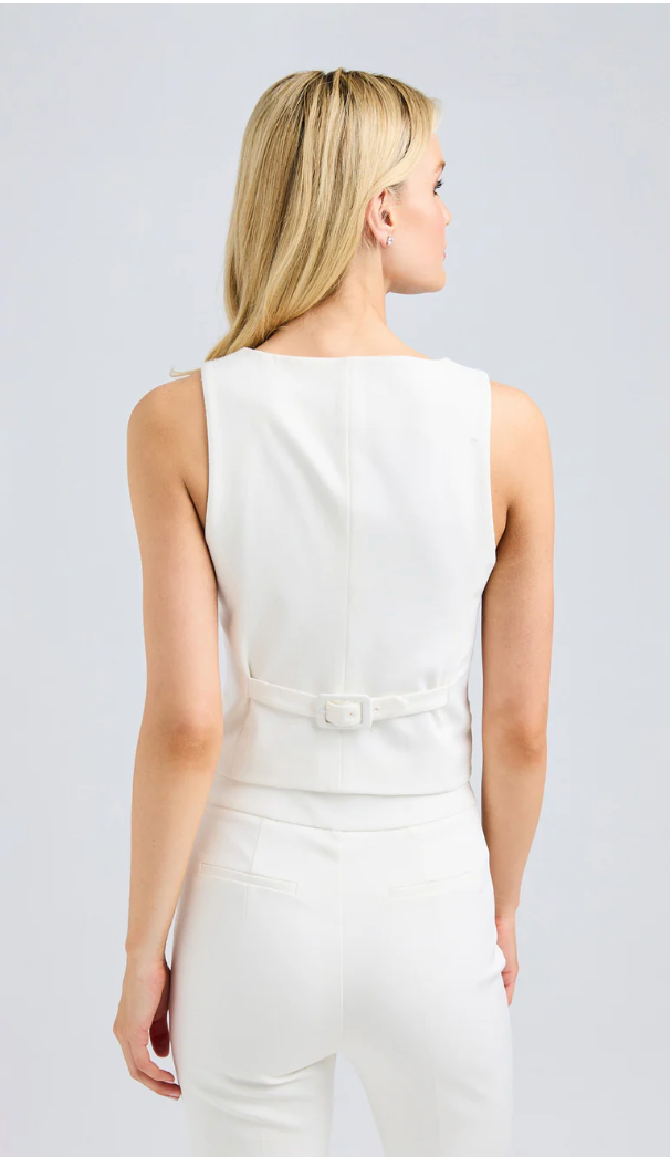 Generation Love - Women - White Isadora Crepe Vest