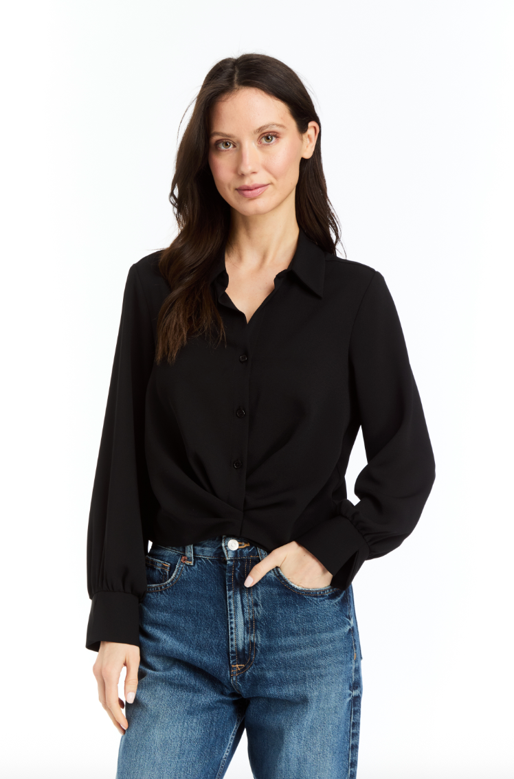 Drew - Women - Black Nick Blouse