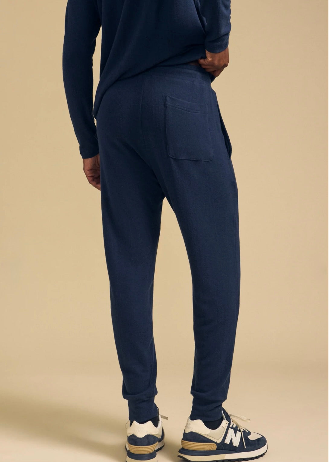Velvet By Graham & Spencer -Men - Midnight Ellis Jersey Sweatpant