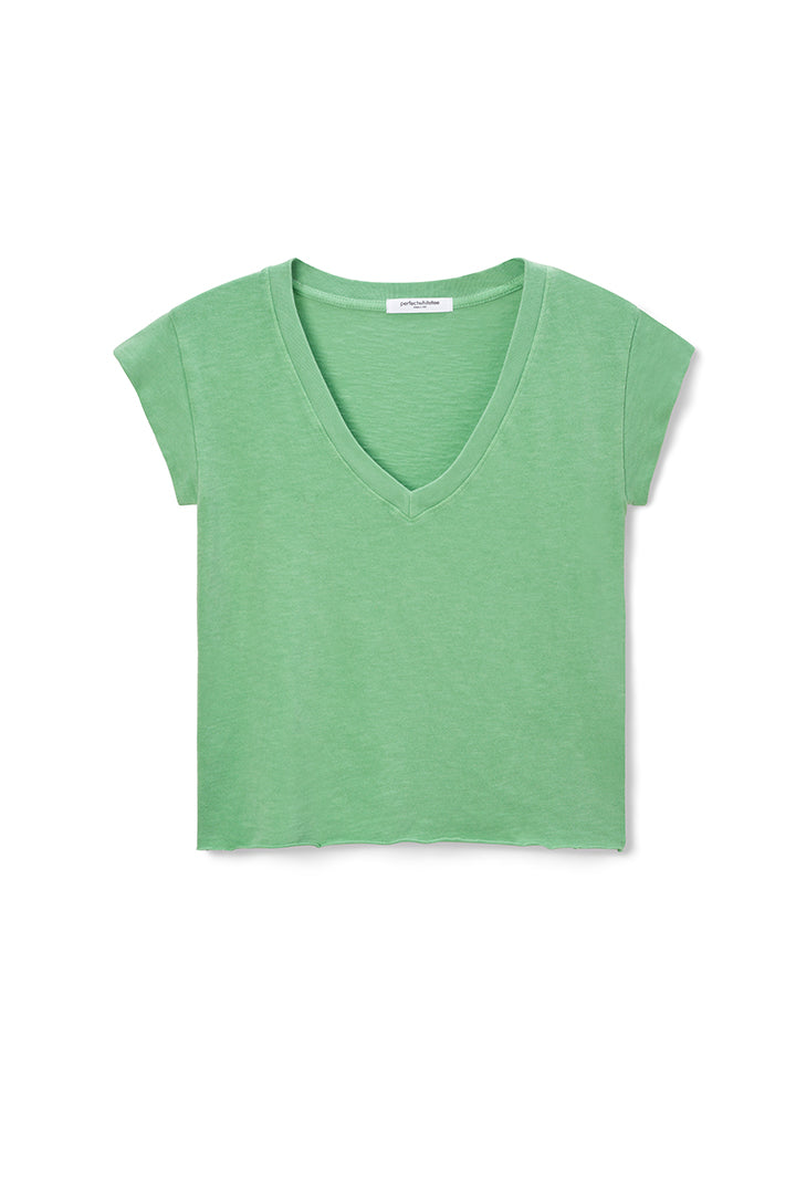 Perfect V-neck Tee - Green