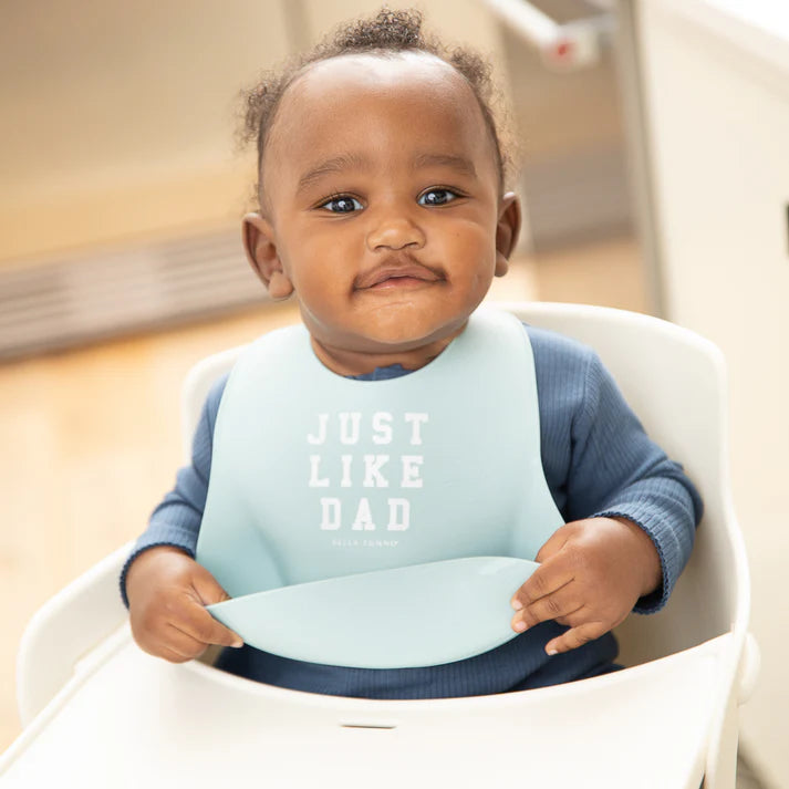 Bella Tunna - Baby -Blue Just Like Dad Wonder Bib