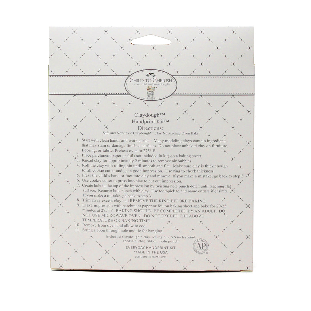 Guys N Gals - Everything Great Oven Baked Clay Handprint Kit