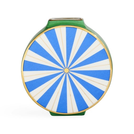 Jonathan Adler - Blue/Green Portofino Circle Vase