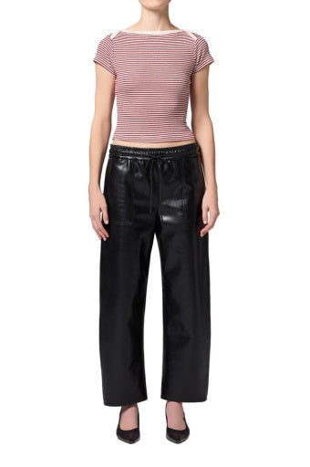 Citizens of Humanity - Women - Black Rework Recycled Leather Pull On Pant