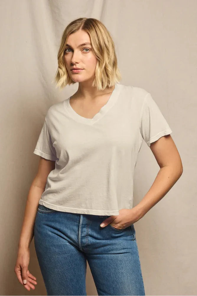 Perfect White Tee - Women - Sugar Hendrix V- Neck Tee