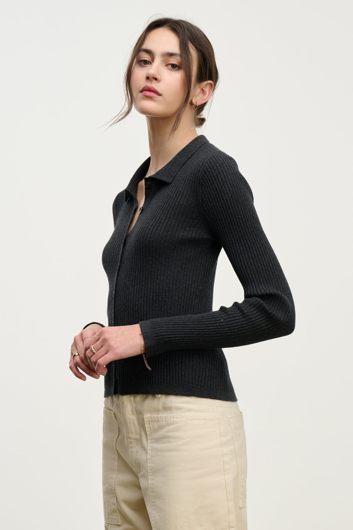 Velvet Tees - Women - Cinder Nikki Cotton Cashmere Cardigan