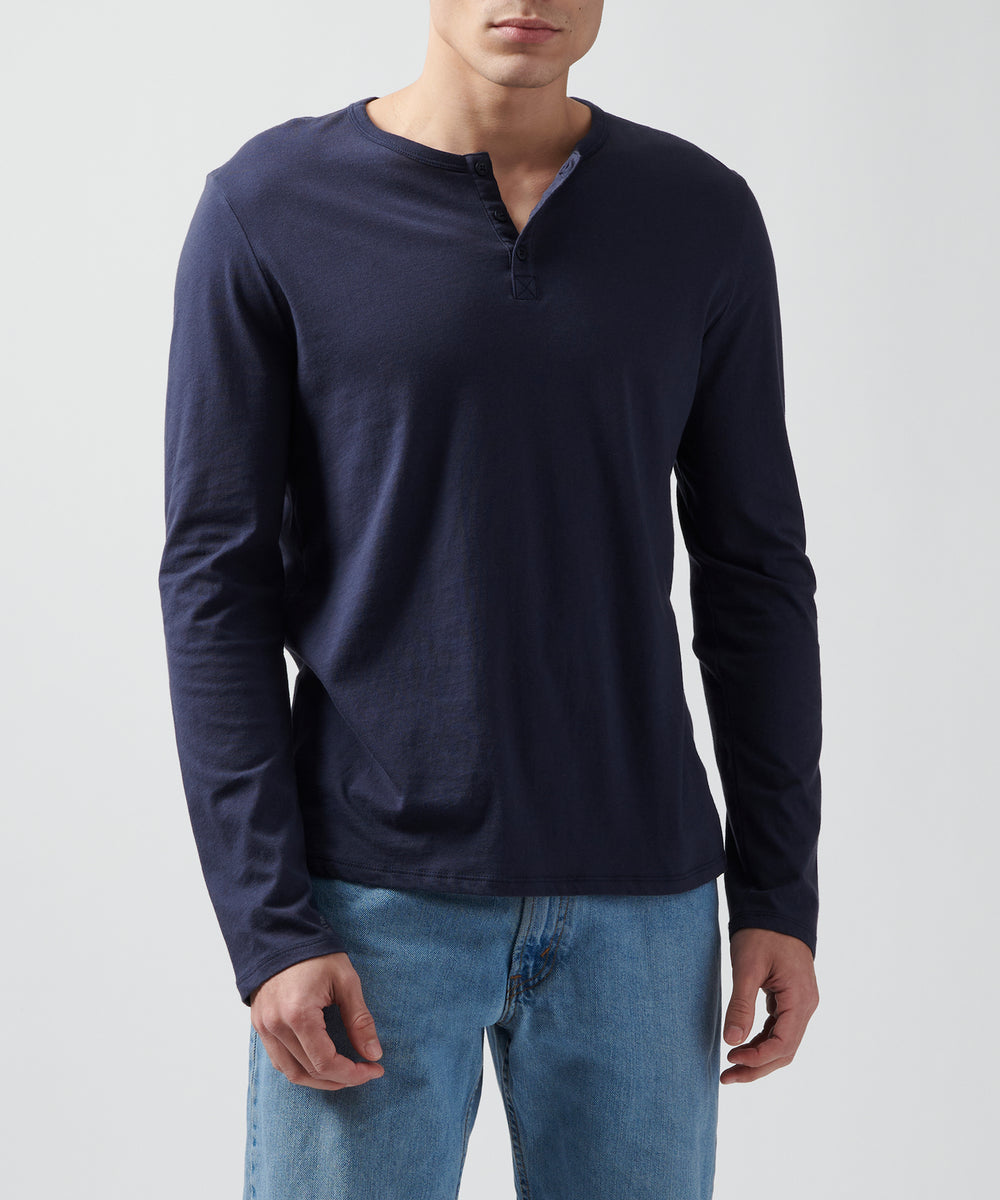 ATM Collection - Men - Classic Jersey Long Sleeve Henley
