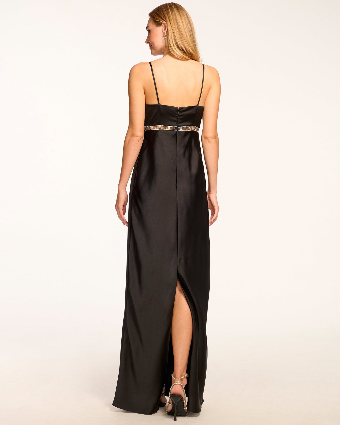 Ramy Brook - Women - Black Mosby Embellished Empire Waist Gown