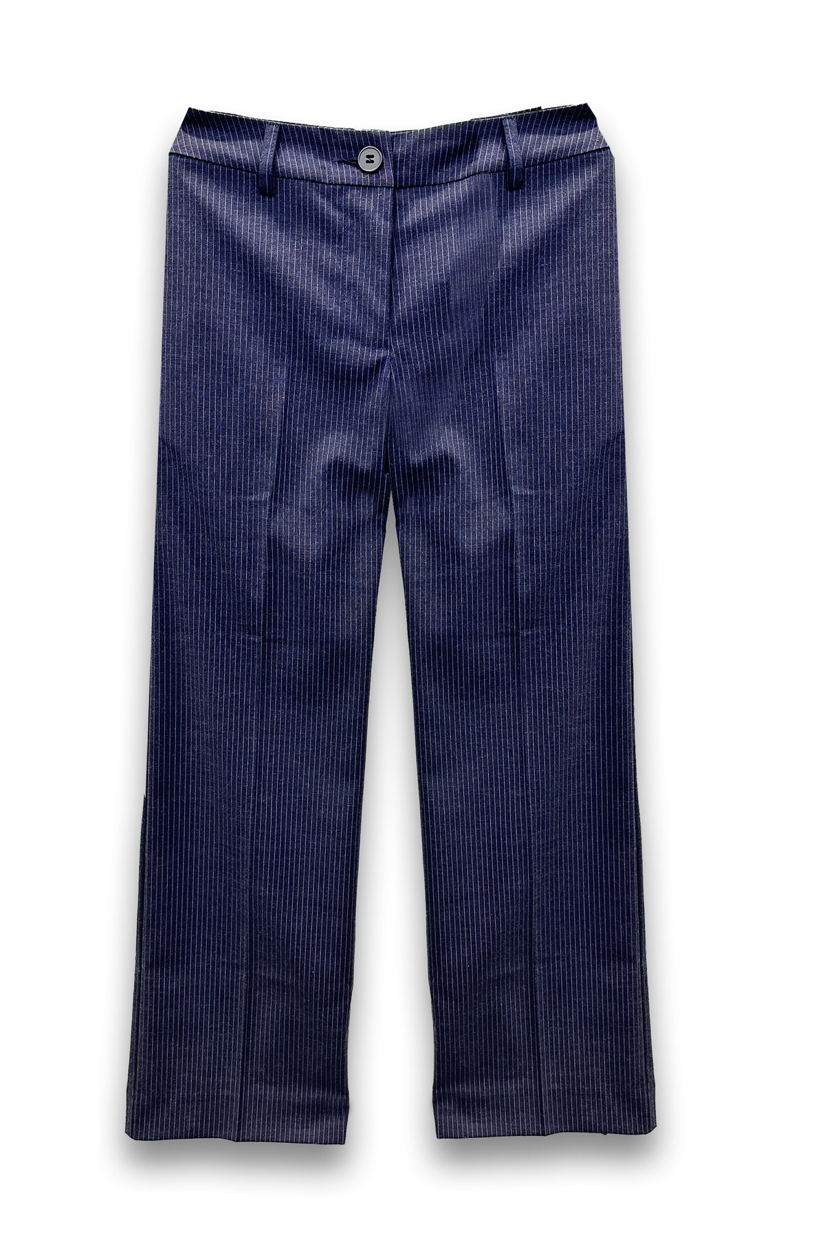 KatieJ NYC - Tween - Navy Pinstripe Sienna Trouser