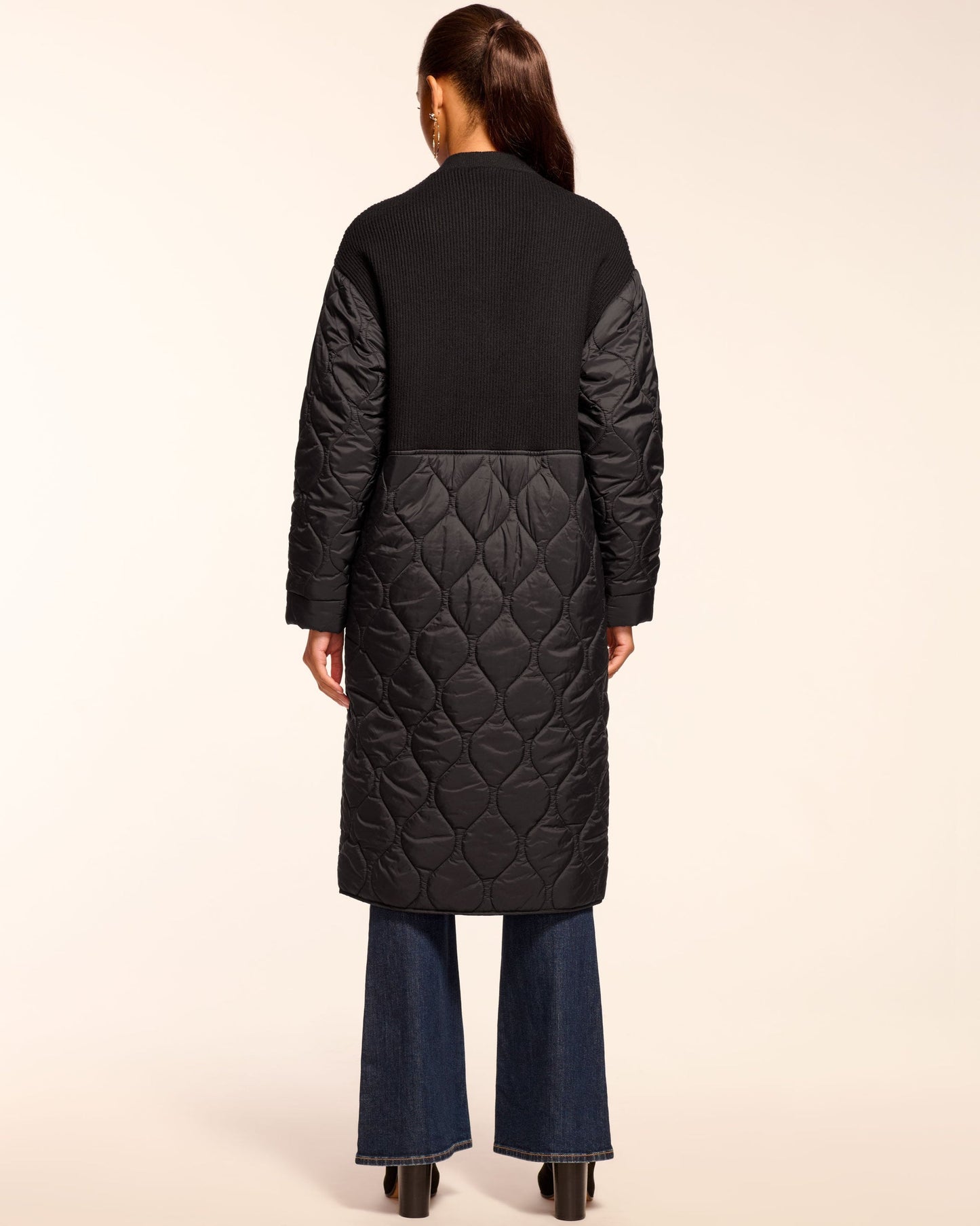 Ramy Brook - Women - Black Melanie Combo Puffer Coat