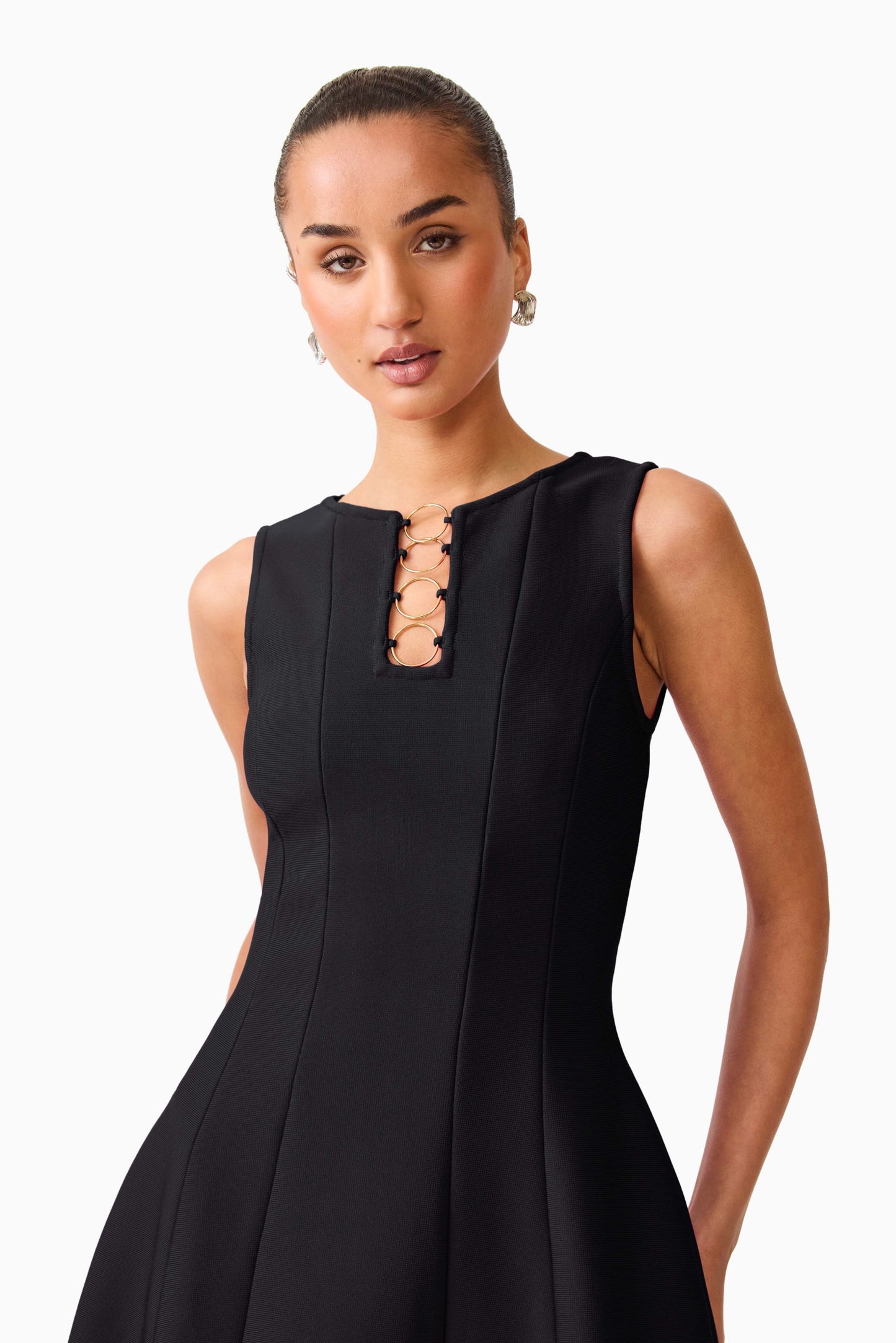 ELLIATT - Women - Black Naomi Tulip Mini Dress