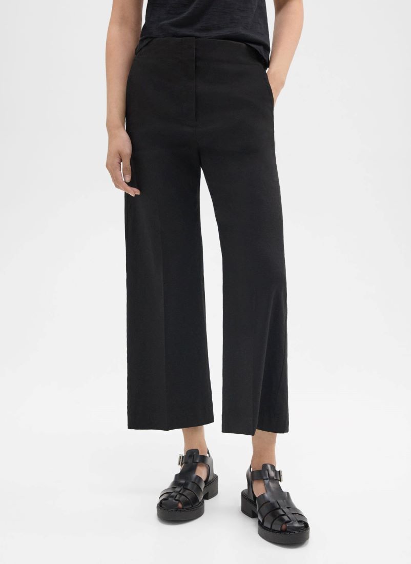 Theory - Women - Black Clean Terena Pant