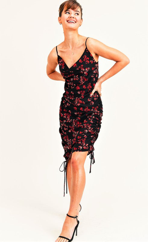 Guys N Gals Draw String Maxi Dress