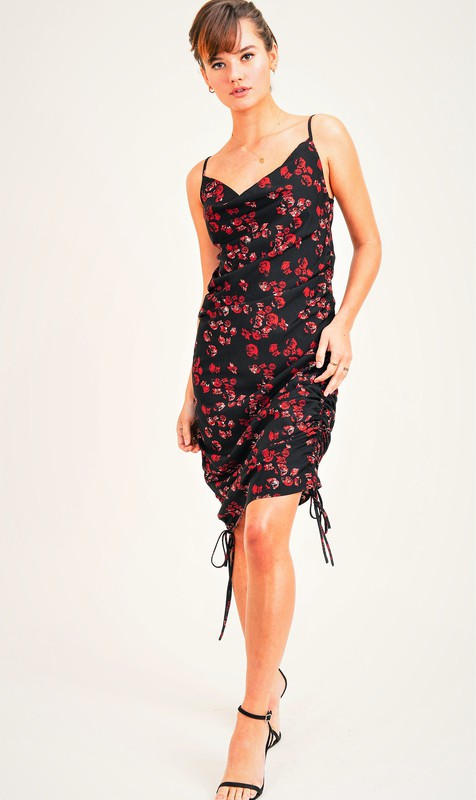 Guys N Gals Draw String Maxi Dress