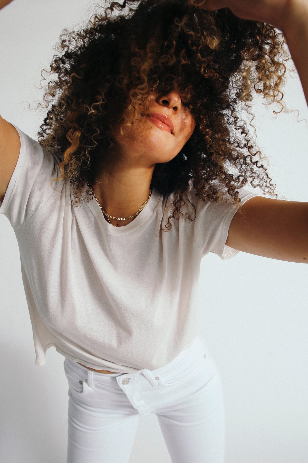 Guys N Gals Perfect White Tee Harley Sugar