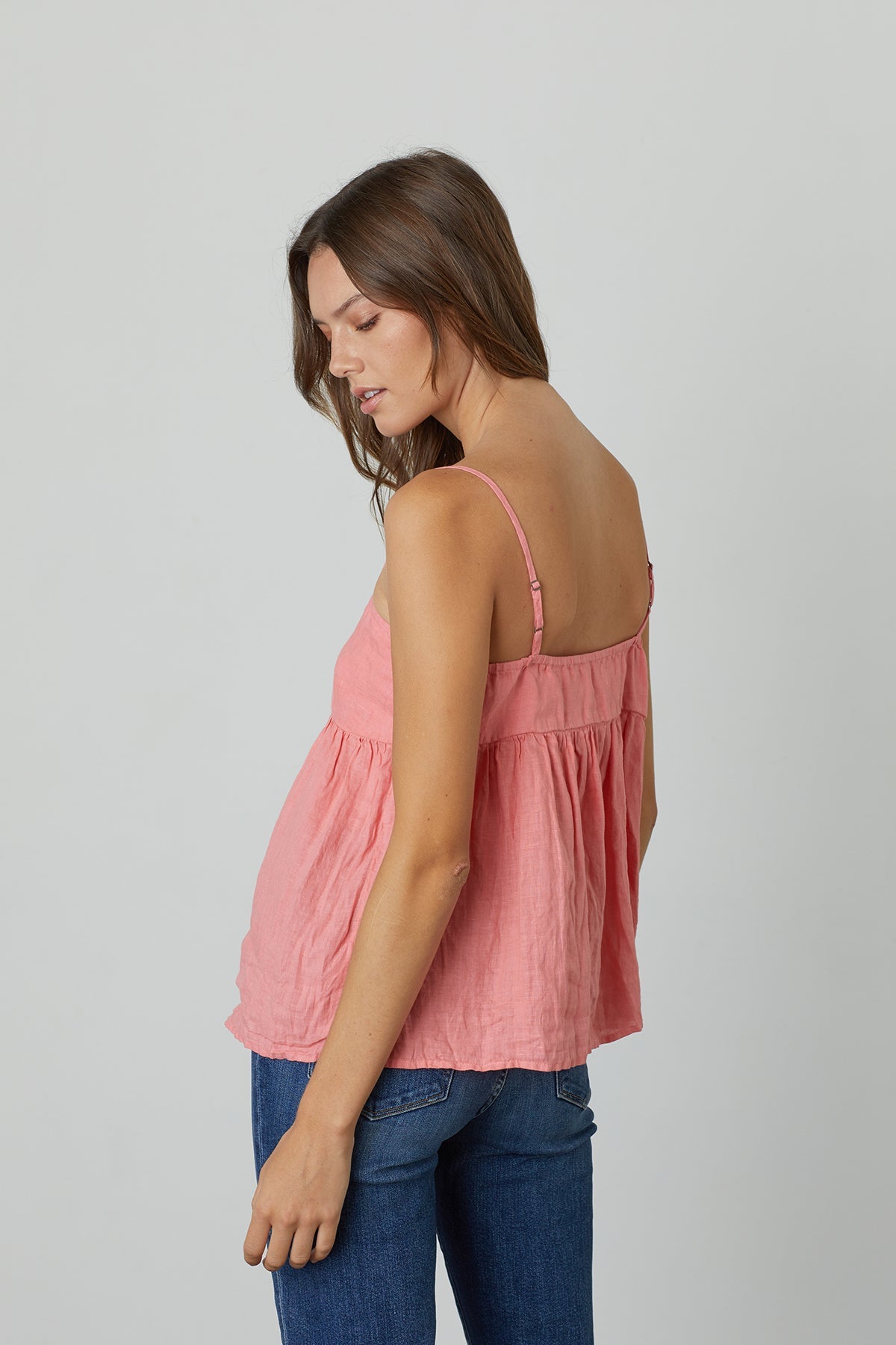 Aleigh Woven Linen Tank