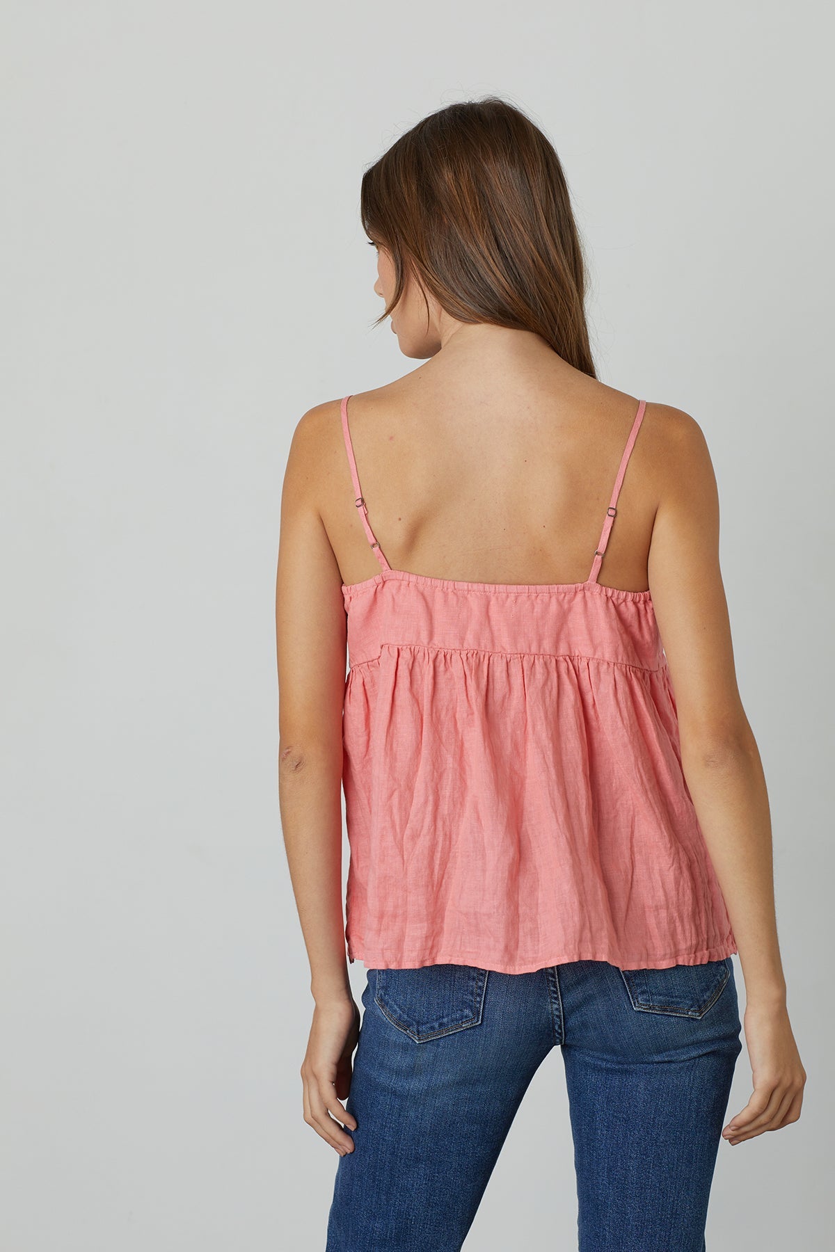 Aleigh Woven Linen Tank