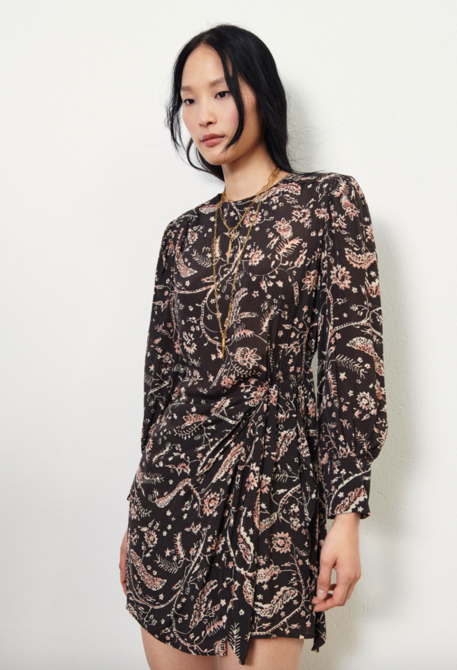 Costel Short Printed Dress