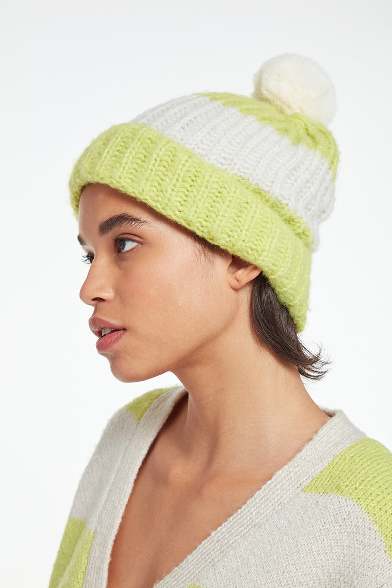 Apparis - Women -Kiwi Stripe Oshin Beanie – shopguysngals