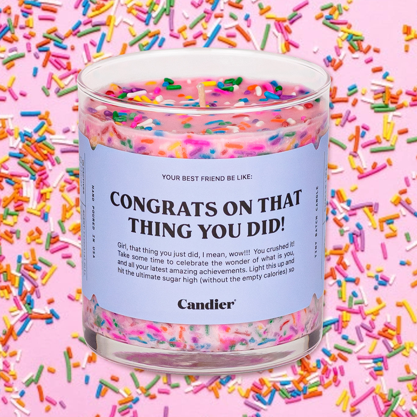 Guys N Gals - Congrats Candle
