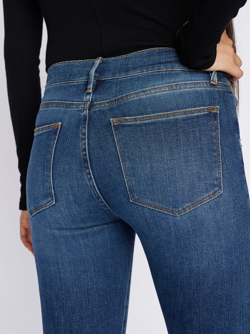 guys n gals le high skinny raw edge