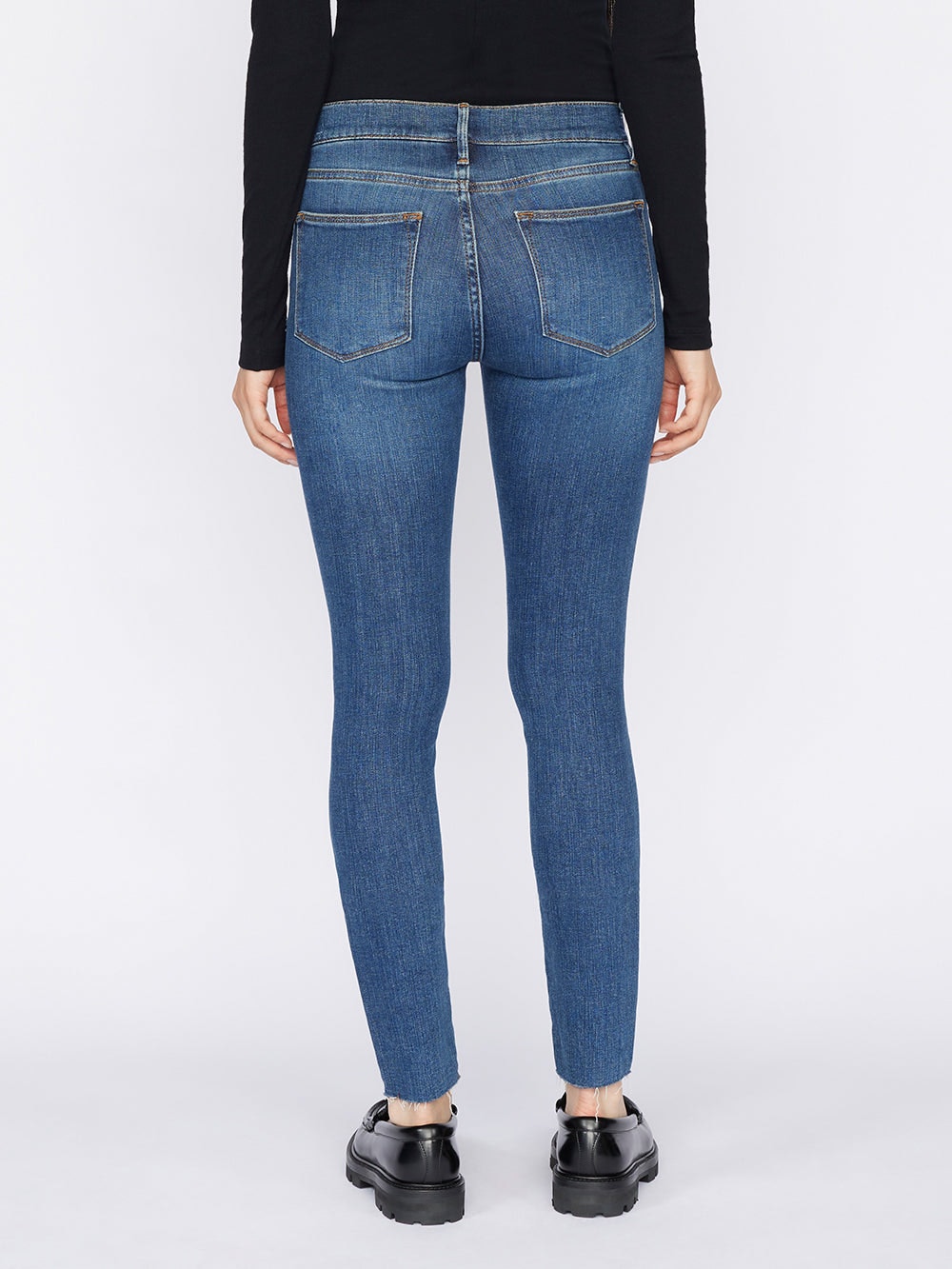 guys n gals le high skinny raw edge