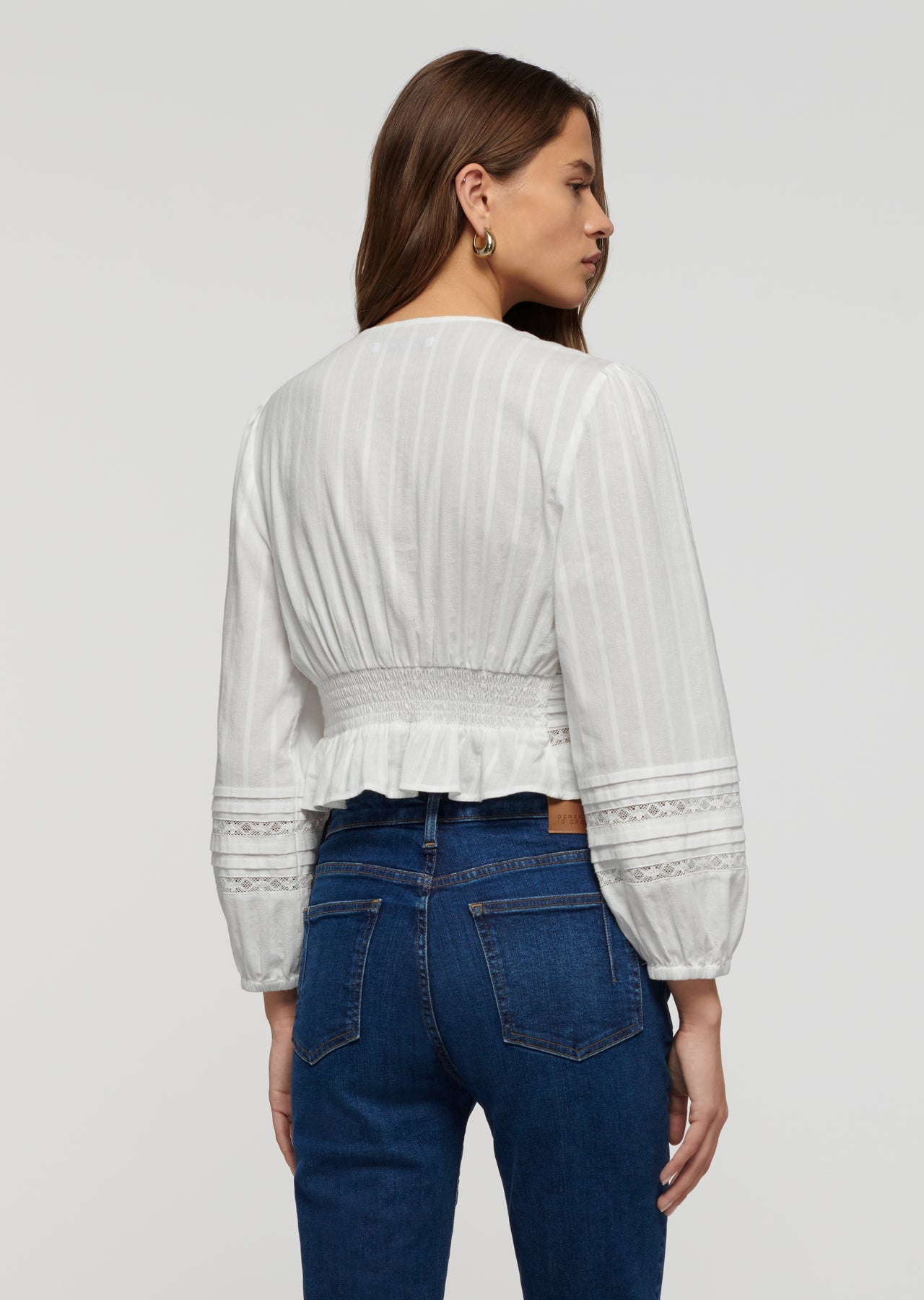 Derek Lam - Women - White Rania Crochet V-Neck Blouse