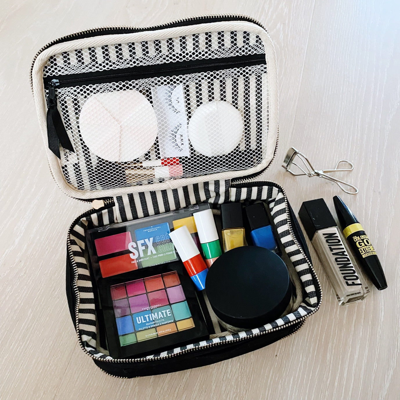 Bag-All - Double Sided Toiletry Case - Black