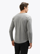 Cuts Clothing - Men - AO Long Sleeve Curve Hem Tee