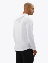Cuts Clothing - Men - AO Long Sleeve Hooded Curve-Hem Tee