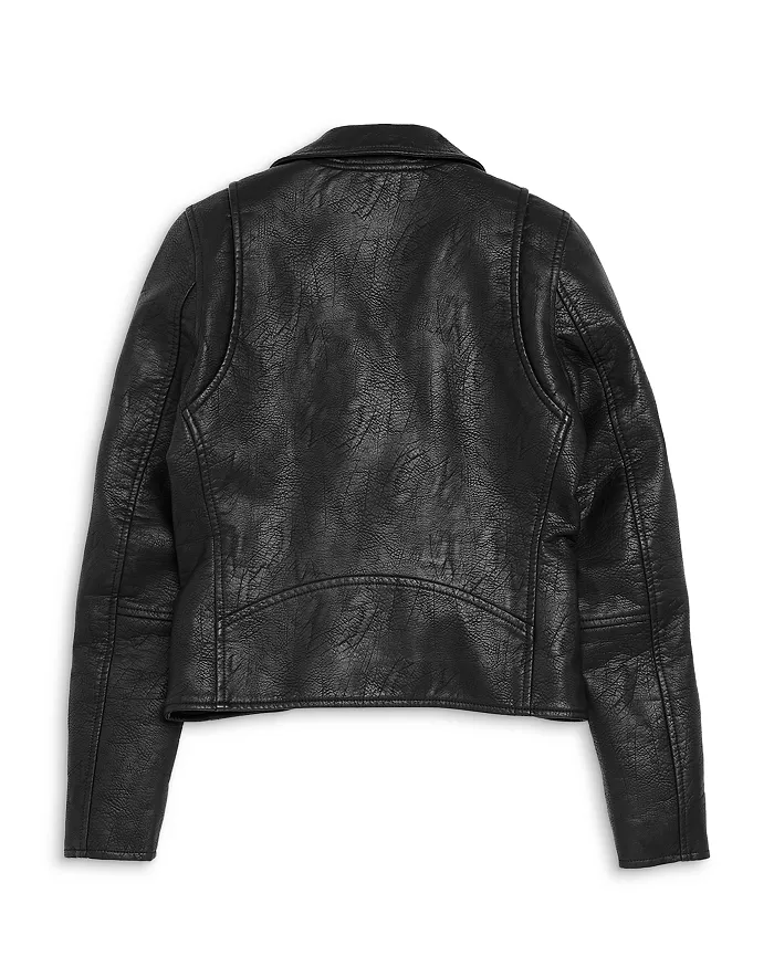 BlankNYC Girls - Tween- Onyx Faux Leather Moto Jacket