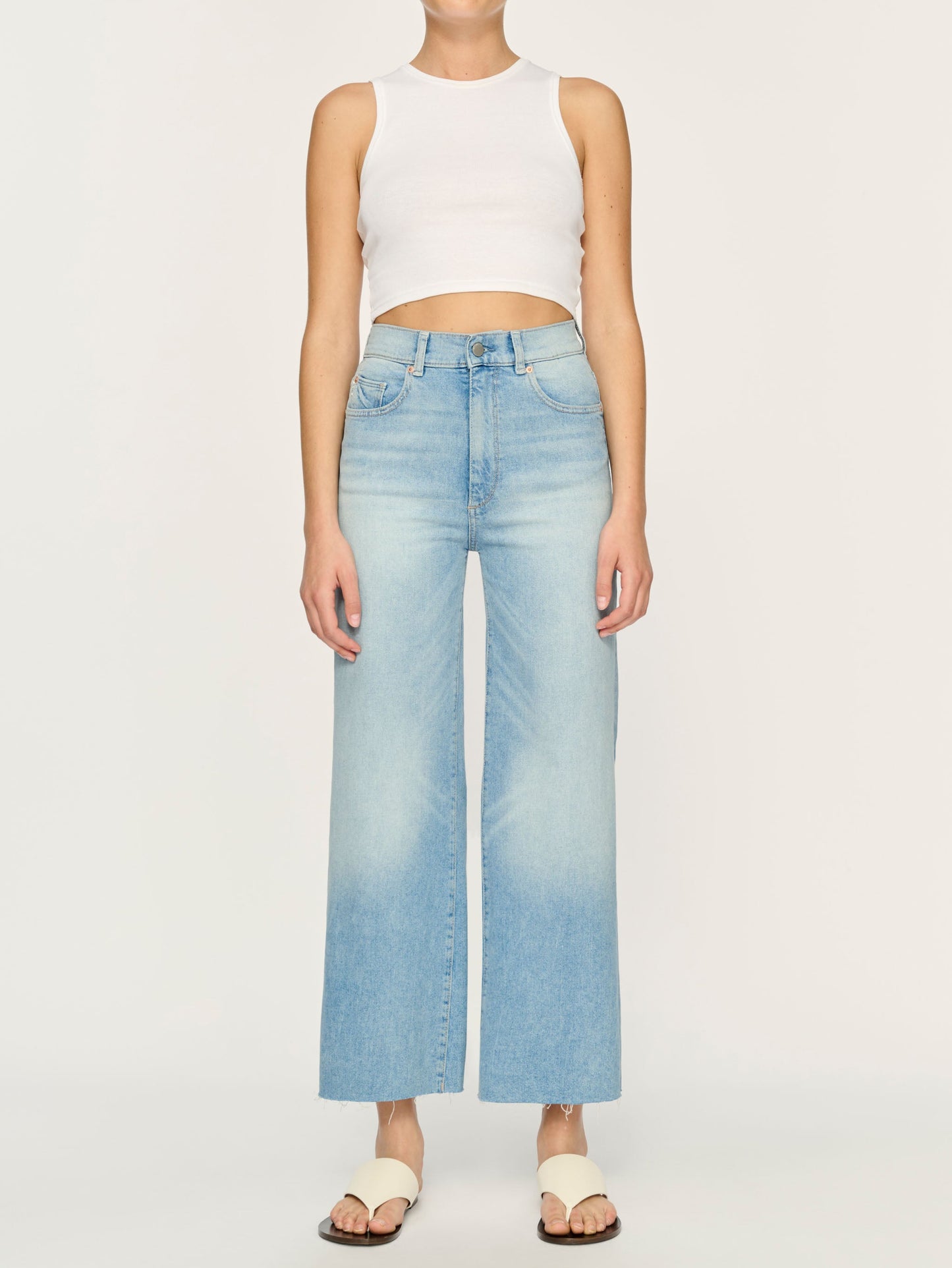 DL1961 - Women - Lt. Island Park Hepburn Wide Leg High Rise Jeans