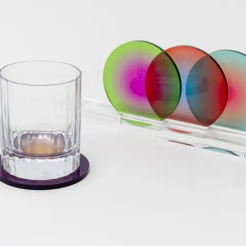 4AP Gradient  Lucite Coasters