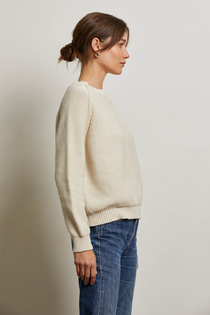 Perfect White Tee - Women - Sugar Evie Crewneck Sweater
