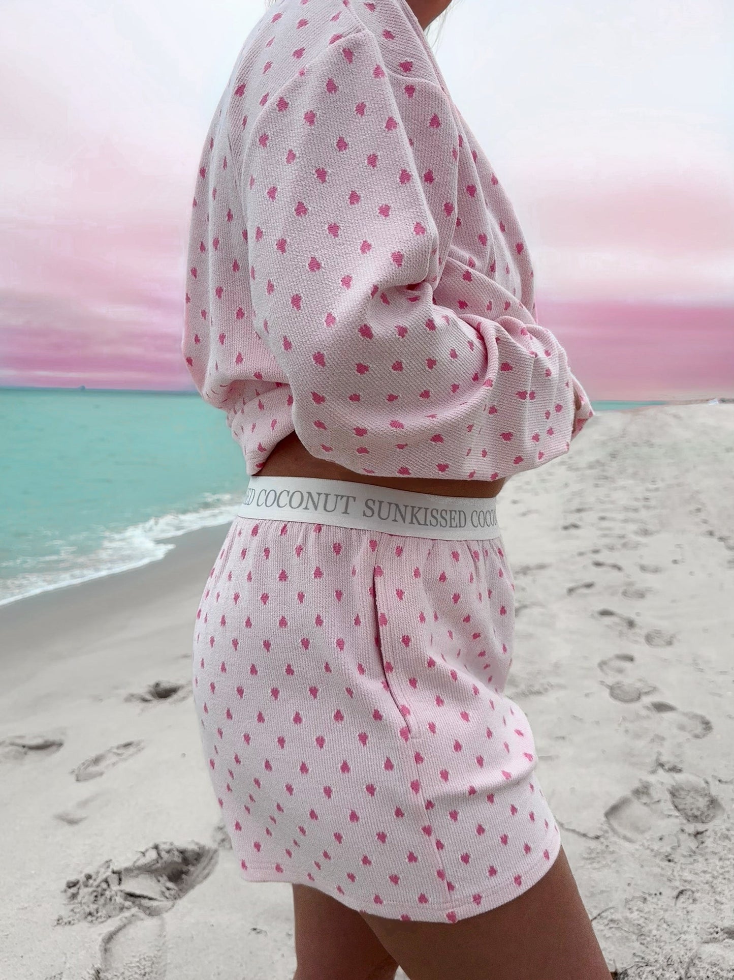 Guys N Gals - Women - Pink Pajama Shorts
