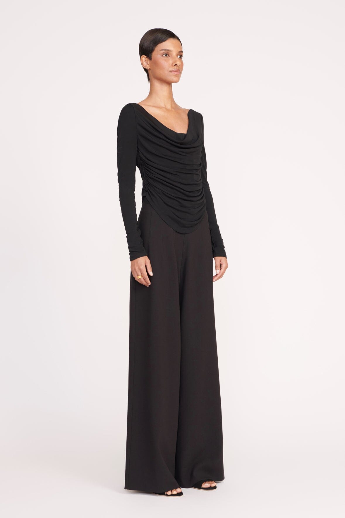 STAUD - Women - Black Solana Top