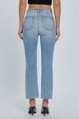 Hidden Jeans - Women - Light Blue Happi Front Pocket Stretch Crop Flare