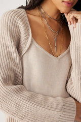ba&sh - Women - Beige Susy Ultra-Feminine Sweater