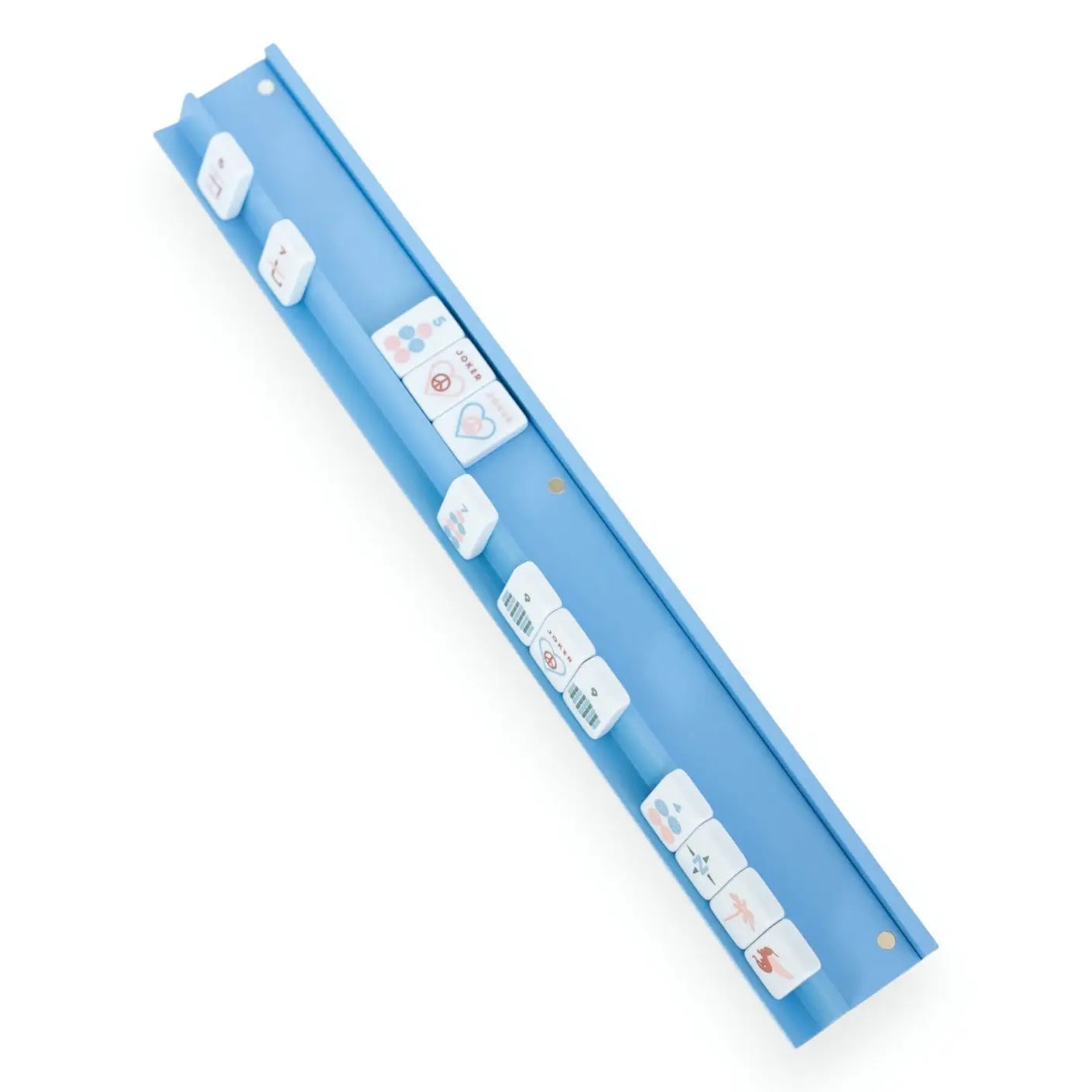 Peace Love Mahjong - French Blue Racks and Pushers