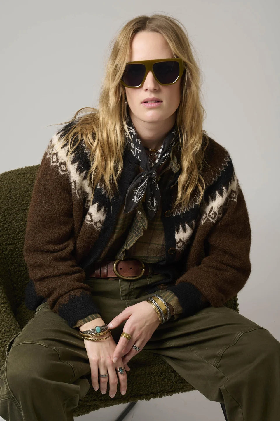 MKT STUDIO - Women - Brown Kmona Sweater