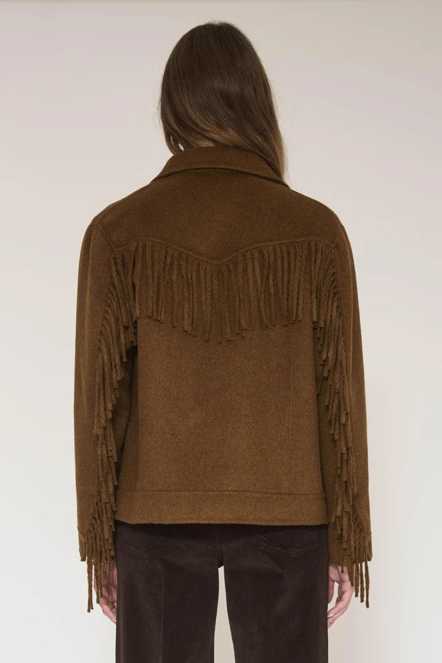 MKT STUDIO - Women - Camel Vuchia Fringe Jacket