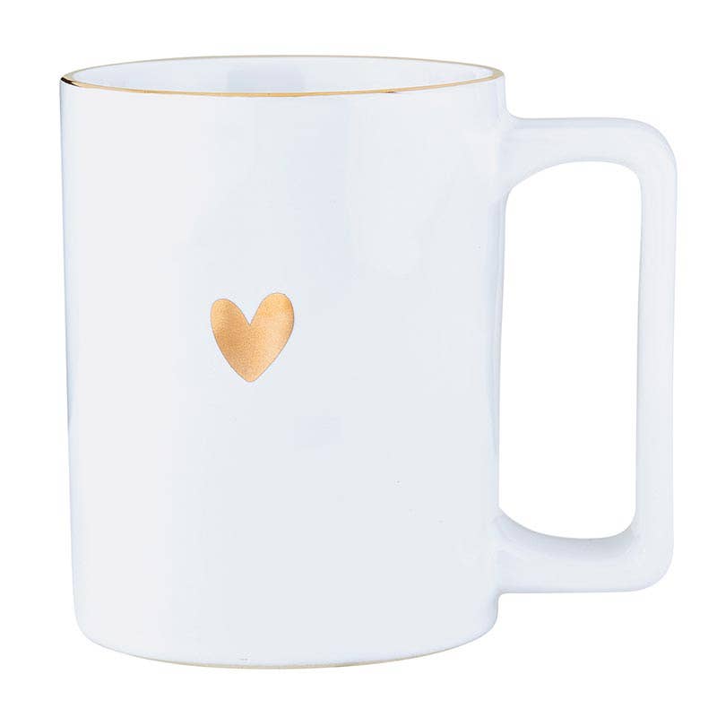 Guys N Gals - Gold Foil Organic Mug - Holiday Love