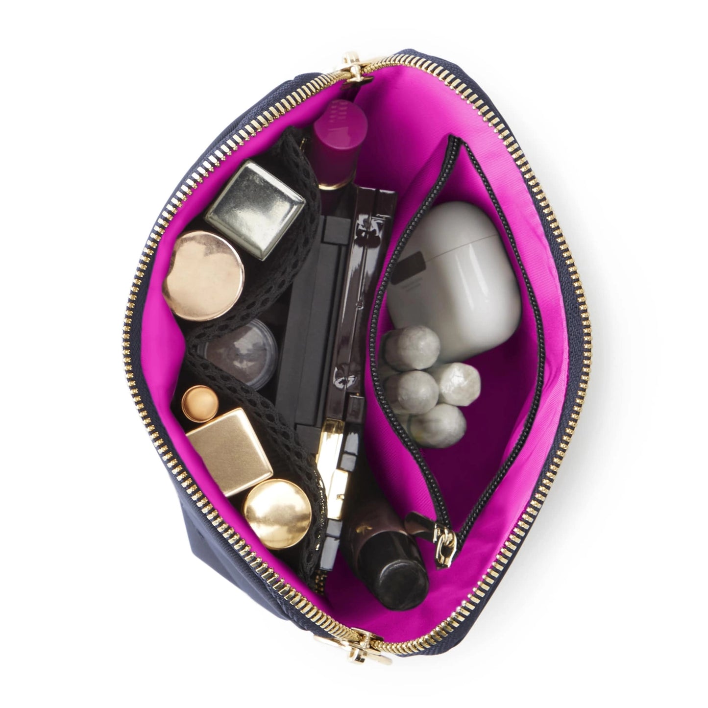 KUSSHI Everyday Makeup Bag -  Small Cosmetic Bag,